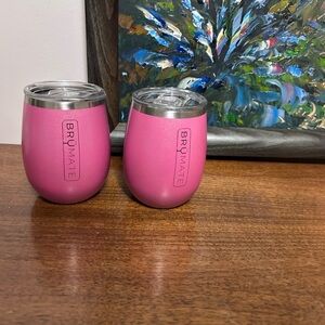 2 Neon Pink BrüMate Uncork’d XL 14oz Insulated Wine Tumblers